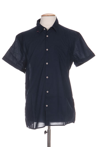 tiffosi chemises homme de couleur bleu