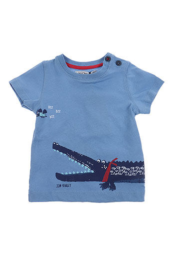 jean bourget t-shirts garçon de couleur bleu