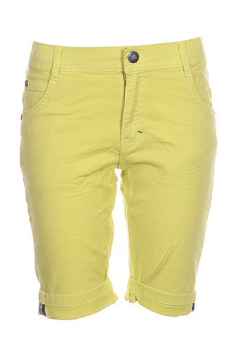 jean bourget shorts / bermudas garçon de couleur jaune