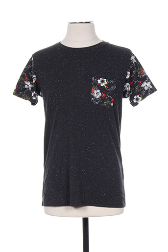 teddy smith t-shirts garçon de couleur noir