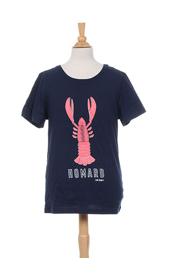 jean bourget t-shirts garçon de couleur bleu