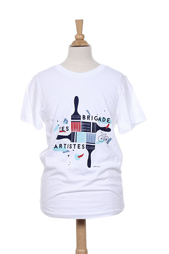 jean bourget t-shirts garçon de couleur blanc