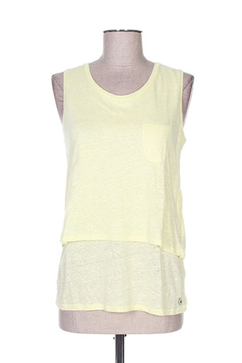 freeman t.porter t-shirts femme de couleur jaune