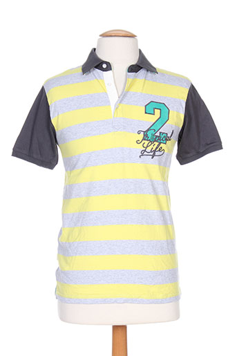 nukutavake t-shirts garçon de couleur jaune