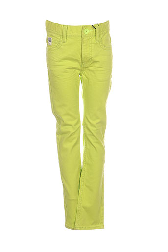 mexx pantalons garçon de couleur vert