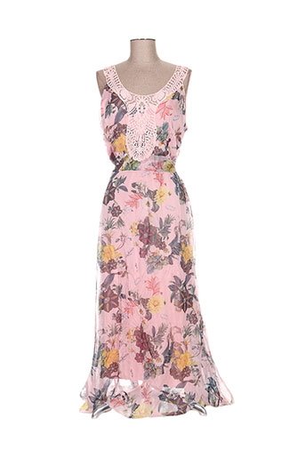 piment rouge robes femme de couleur rose