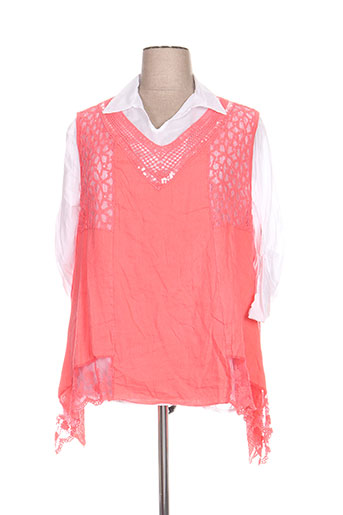 piment rouge tuniques femme de couleur orange