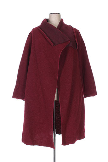 c'melodie manteaux femme de couleur rouge