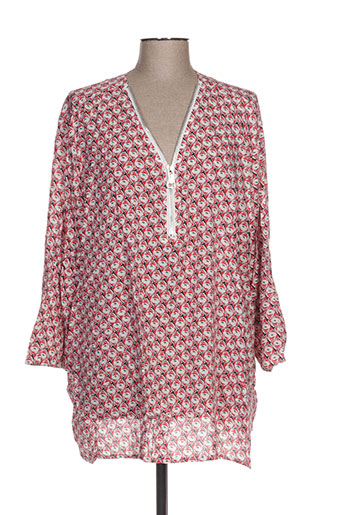 piment rouge tuniques femme de couleur rouge