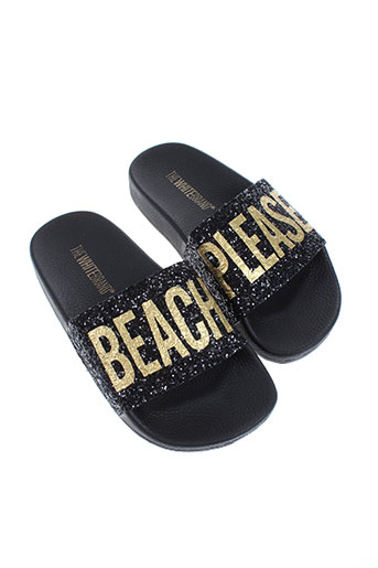 thewhitebrand chaussures fille de couleur noir
