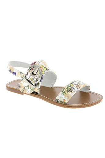les p'tites bombes chaussures femme de couleur blanc