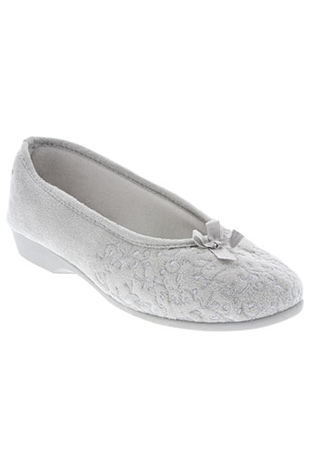 isotoner chaussures femme de couleur gris