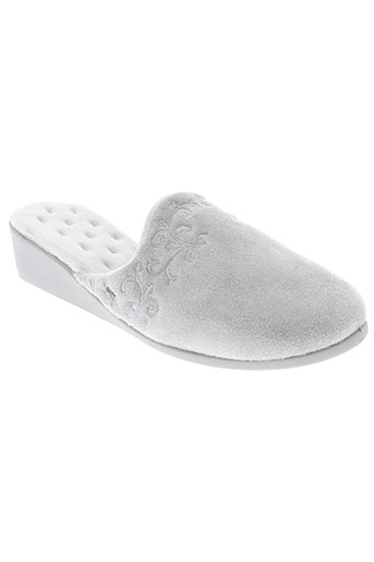 isotoner chaussures femme de couleur gris