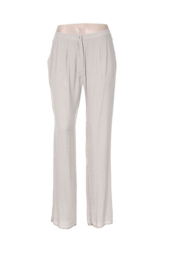 griffon pantalons femme de couleur beige