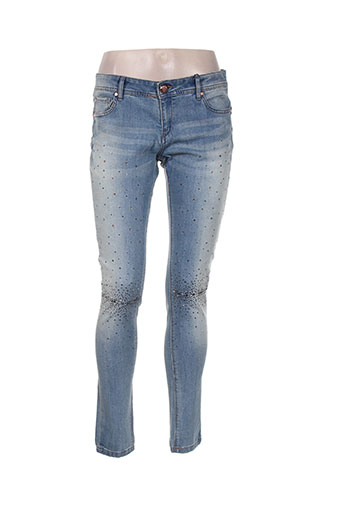 gaudi jeans femme de couleur bleu