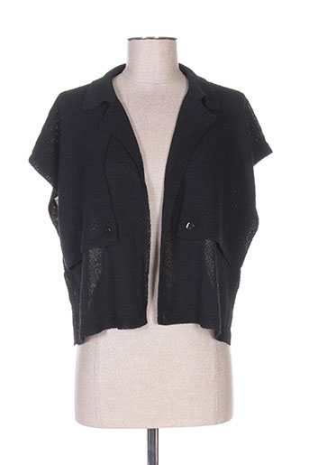 poles gilets femme de couleur noir