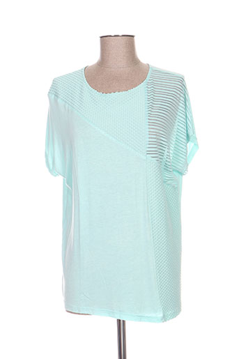 jensen t-shirts femme de couleur bleu