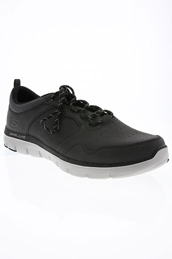 skechers chaussures homme de couleur noir