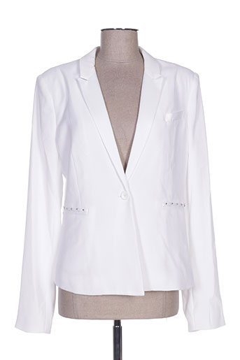 guess vestes femme de couleur blanc
