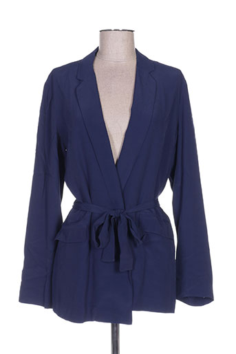 marie-sixtine vestes femme de couleur bleu
