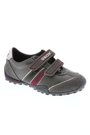 geox chaussures fille de couleur gris