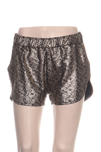 school rag shorts / bermudas femme de couleur jaune