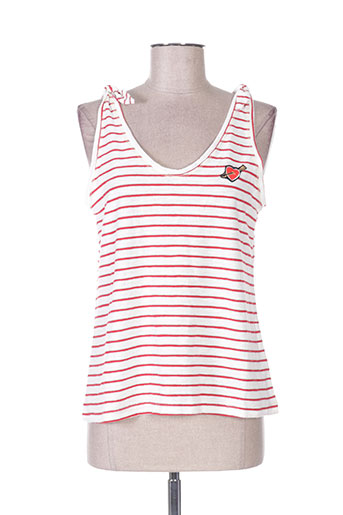 mkt studio t-shirts femme de couleur rouge