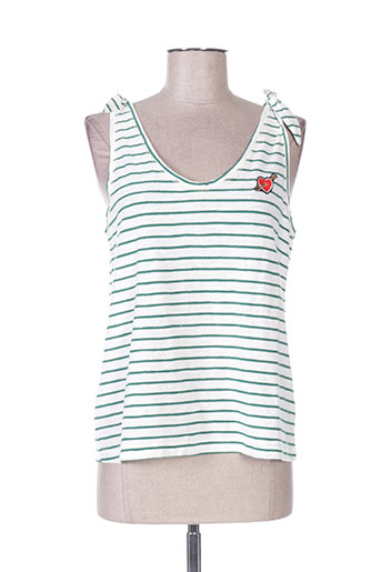 mkt studio t-shirts femme de couleur vert