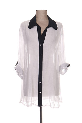 kjbrand chemises femme de couleur blanc