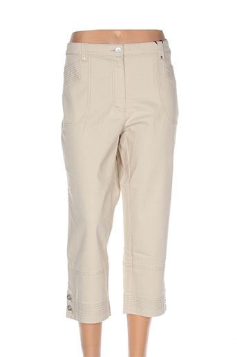 stark pantacourts femme de couleur beige