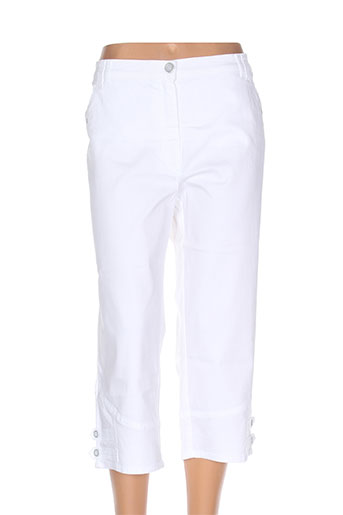 stark pantacourts femme de couleur blanc