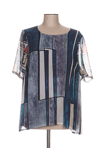 jean delfin chemises femme de couleur bleu