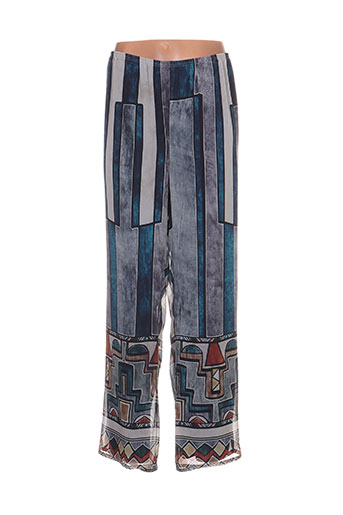 jean delfin pantalons femme de couleur bleu