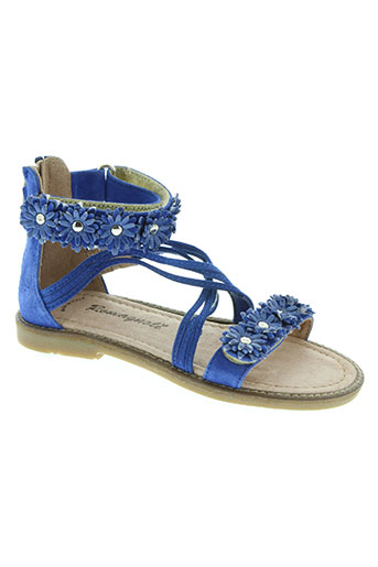 romagnoli chaussures fille de couleur bleu