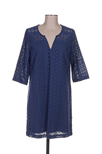 mkt studio robes femme de couleur bleu