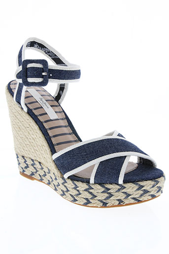 pepe jeans chaussures femme de couleur bleu