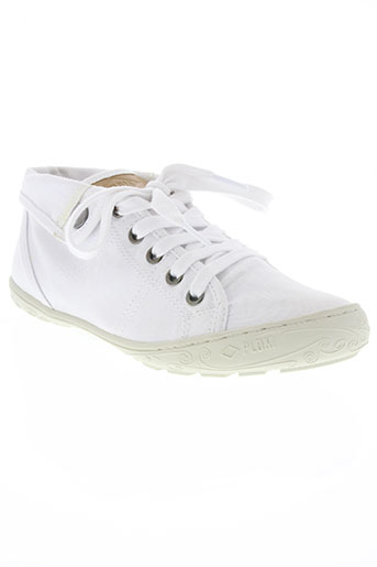 palladium chaussures femme de couleur blanc