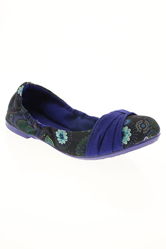 desigual chaussures femme de couleur bleu