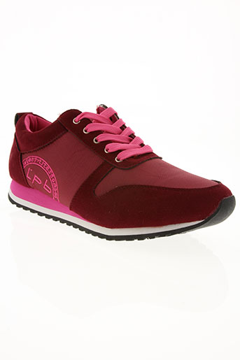les p'tites bombes chaussures femme de couleur rouge