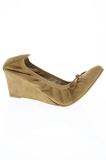 les p'tites bombes chaussures femme de couleur beige