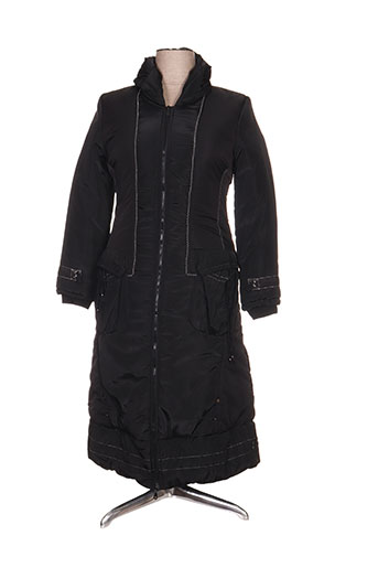l33 manteaux femme de couleur noir