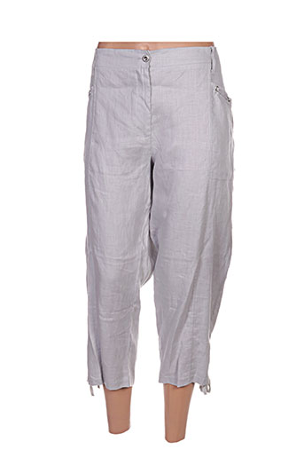 maloka pantacourts femme de couleur gris