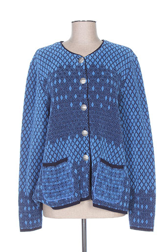 saint charles gilets femme de couleur bleu
