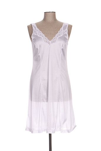 lingerie elizabeth nuit femme de couleur blanc