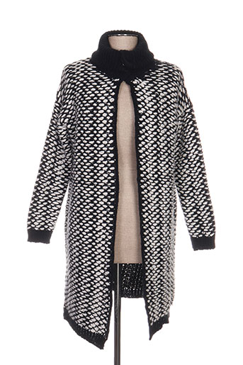 blanc boheme vestes femme de couleur noir