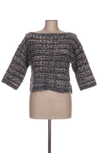 blanc boheme pulls femme de couleur gris
