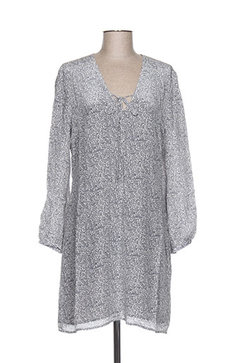 blanc boheme robes femme de couleur gris