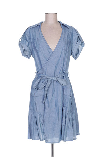 rivieres de lune robes femme de couleur bleu