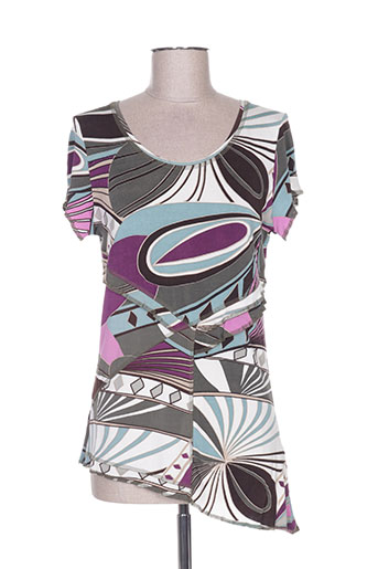jean gabriel t-shirts femme de couleur marron