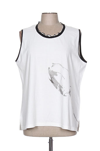 jean gabriel t-shirts femme de couleur blanc